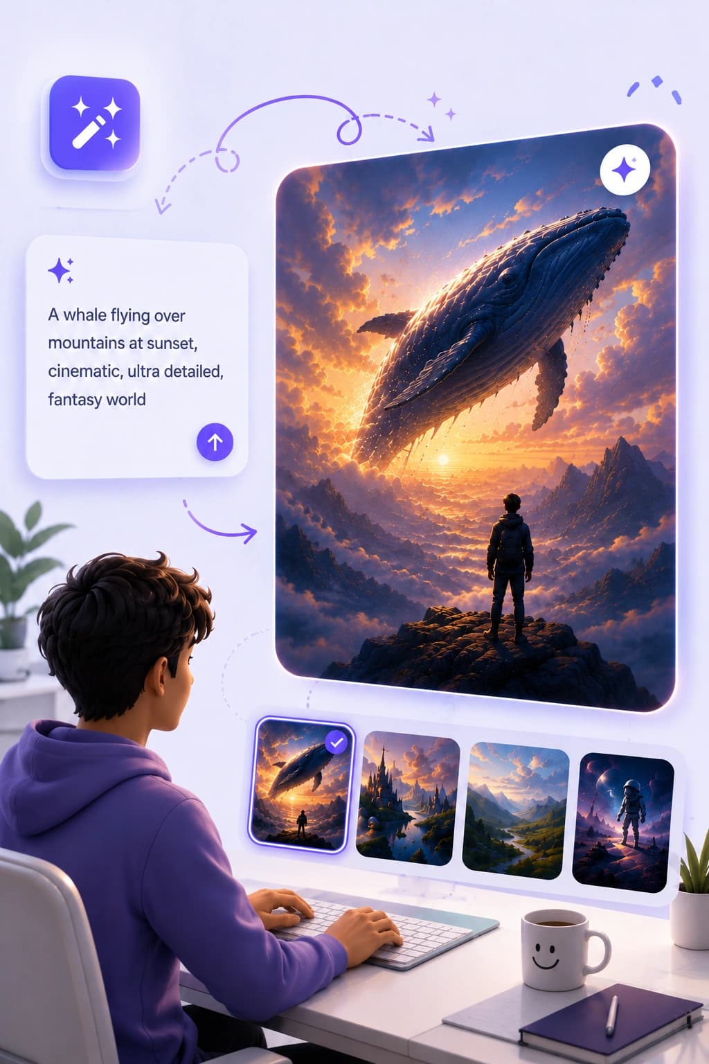 Text to image generation preview
